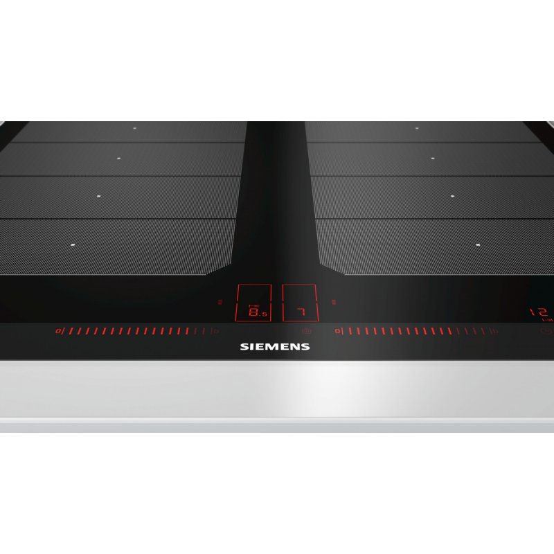 Siemens EX675LXC1E hob Black, Stainless steel Built-in Zone induction hob 4 zone(s)