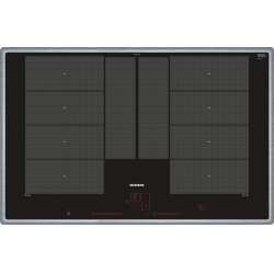 Siemens EX845LYC1E plaque Noir, Acier inoxydable Intégré Plaque avec zone à induction 4 zone(s)