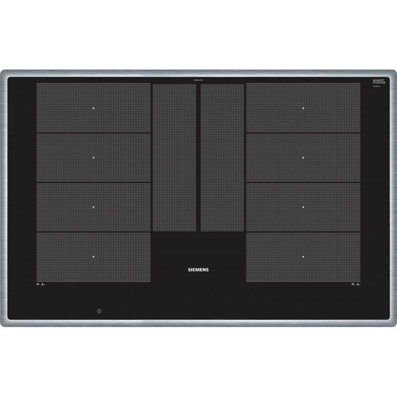 Siemens EX845LYC1E hob Black, Stainless steel Built-in Zone induction hob 4 zone(s)