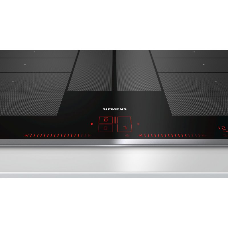Siemens EX845LYC1E hob Black, Stainless steel Built-in Zone induction hob 4 zone(s)
