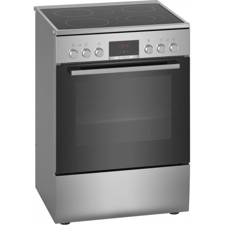 Bosch Serie 4 HKR39C250 cooker Freestanding cooker Ceramic Black, Grey A