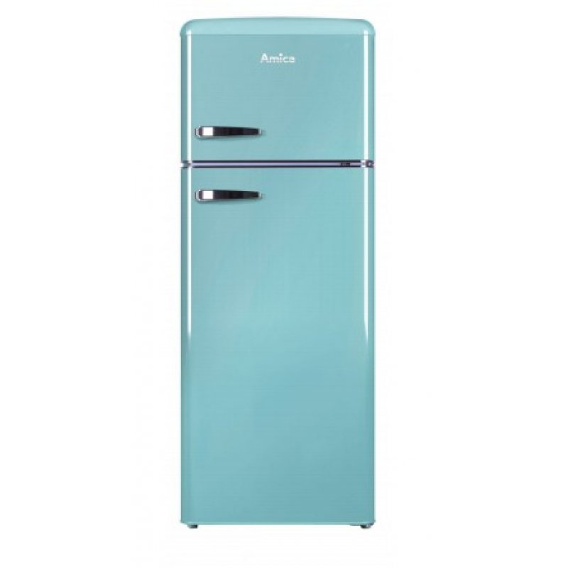 Amica KGC 15632 T fridge-freezer Freestanding 208 L E Blue