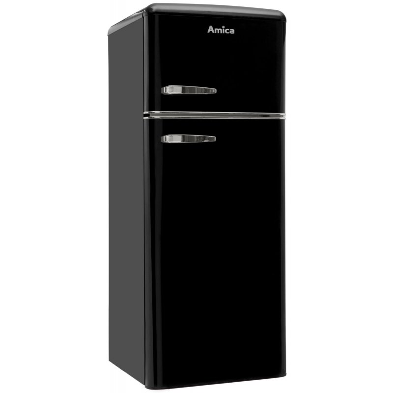 Amica KGC 15634 S réfrigérateur-congélateur Pose libre E Noir