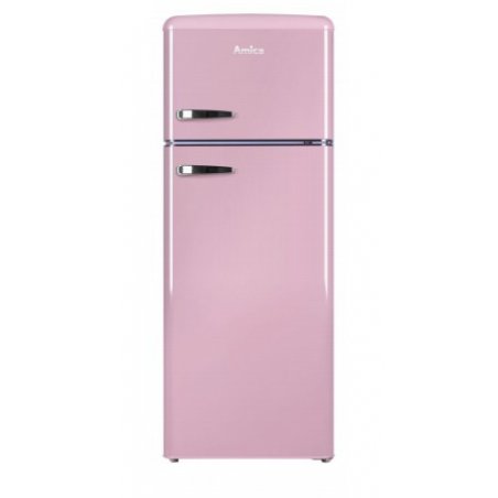 Amica KGC 15636 P fridge-freezer Freestanding 208 L E Pink