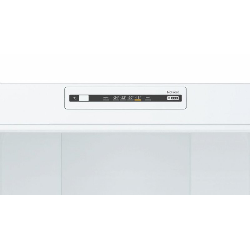 Bosch Serie 2 KGN36NLEB réfrigérateur-congélateur Pose libre 305 L E Acier inoxydable