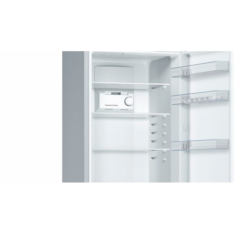 Bosch Serie 2 KGN36NLEB fridge-freezer Freestanding 305 L E Stainless steel