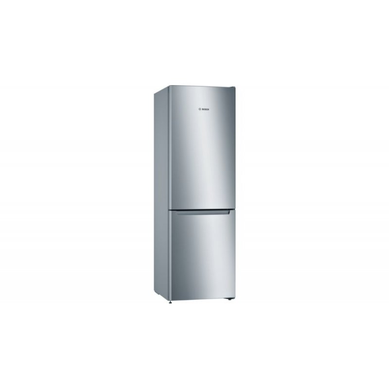 Bosch Serie 2 KGN33NLEB fridge-freezer Freestanding 282 L E Stainless steel