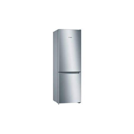 Bosch Serie 2 KGN33NLEB réfrigérateur-congélateur Pose libre 282 L E Acier inoxydable