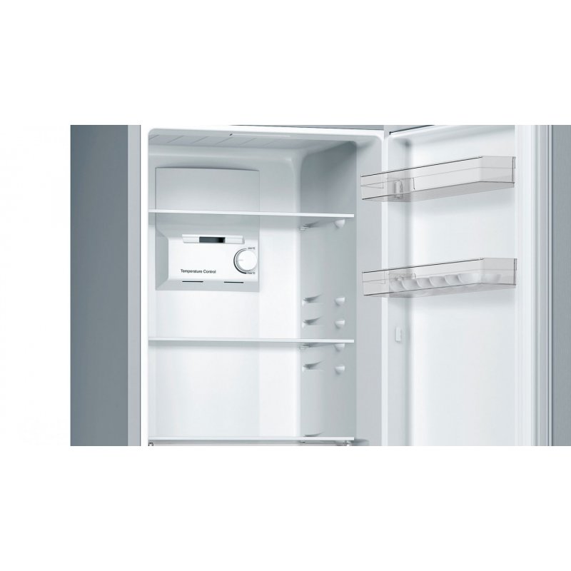 Bosch Serie 2 KGN33NLEB réfrigérateur-congélateur Pose libre 282 L E Acier inoxydable