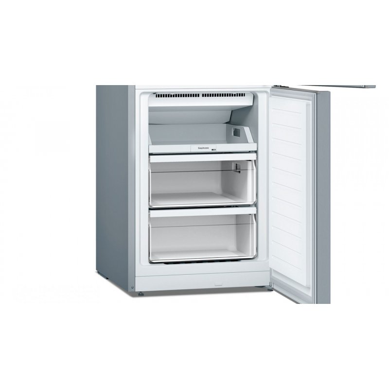 Bosch Serie 2 KGN33NLEB fridge-freezer Freestanding 282 L E Stainless steel