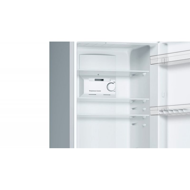 Bosch Serie 2 KGN34NLEA réfrigérateur-congélateur Pose libre 300 L E Acier inoxydable