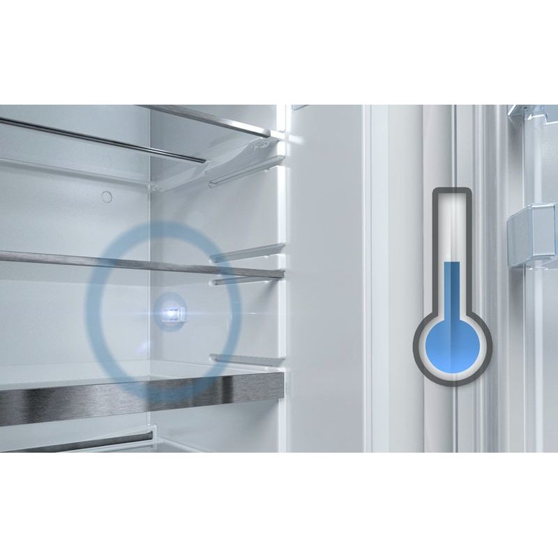 Bosch Serie 2 KGN34NLEA réfrigérateur-congélateur Pose libre 300 L E Acier inoxydable