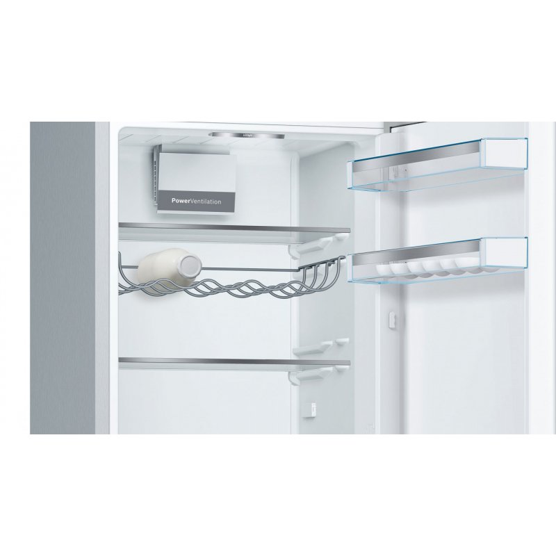 Bosch Serie 6 KGE36AICA fridge-freezer Freestanding 308 L C Stainless steel