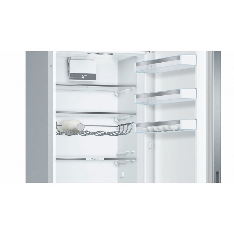 Bosch Serie 6 KGE39ALCA fridge-freezer Freestanding 343 L C Stainless steel