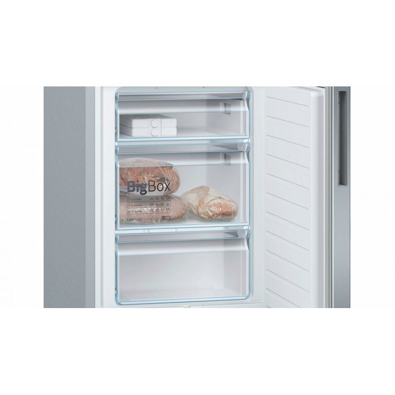 Bosch KGE36ALCA fridge-freezer Freestanding 308 L C Stainless steel