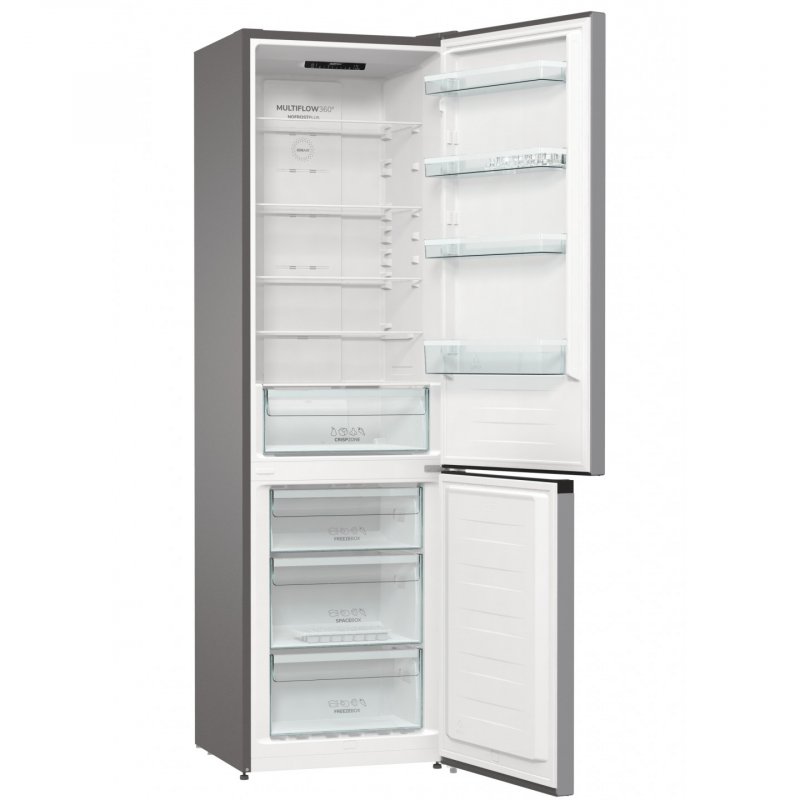 Gorenje NRK6202ES4 fridge-freezer Freestanding 331 L E Grey