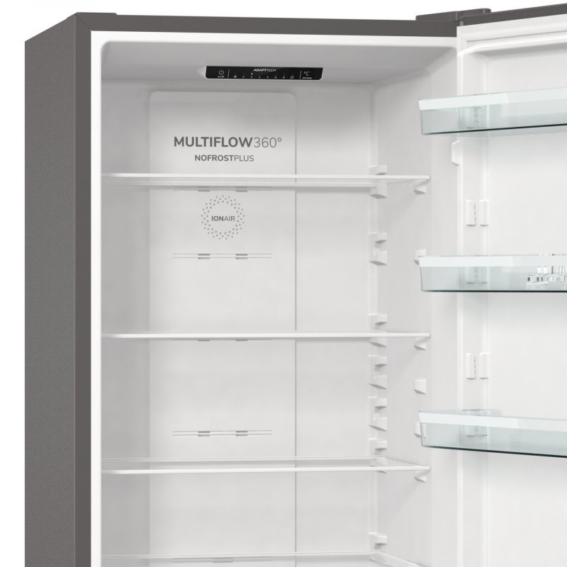Gorenje NRK6202ES4 réfrigérateur-congélateur Pose libre 331 L E Gris