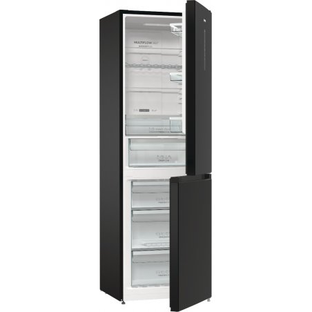 Gorenje NRK6192ABK4 réfrigérateur-congélateur Pose libre 302 L E Noir