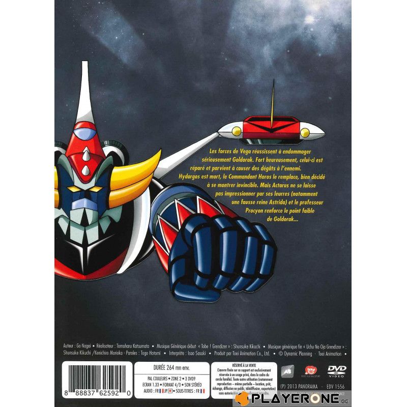 GOLDORAK - Coffret 3DVD - Vol 3 - Episodes 25 a 36 Edit.  COLLECTOR