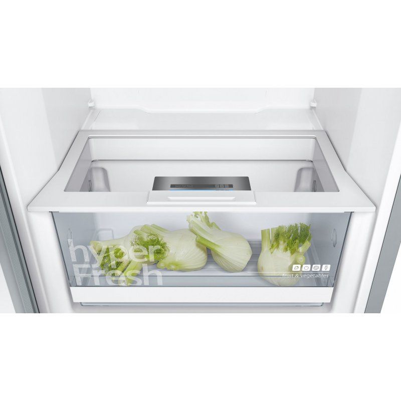 Siemens iQ300 KS36VVIEP réfrigérateur Pose libre 346 L E Acier inoxydable