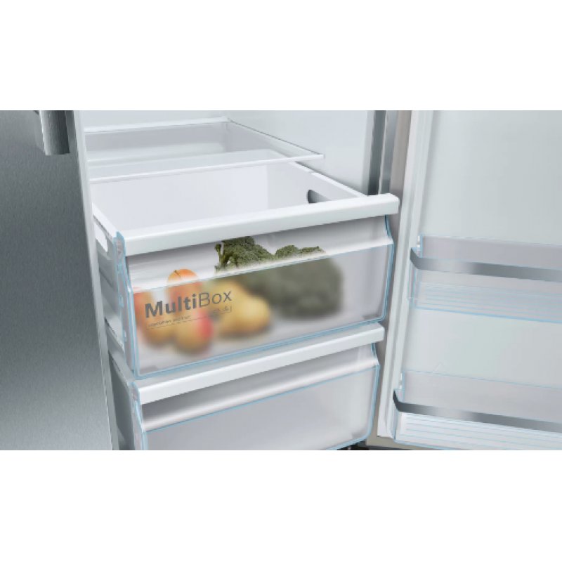 Bosch Serie 6 KAG93AIEP side-by-side refrigerator Freestanding 560 L E Stainless steel