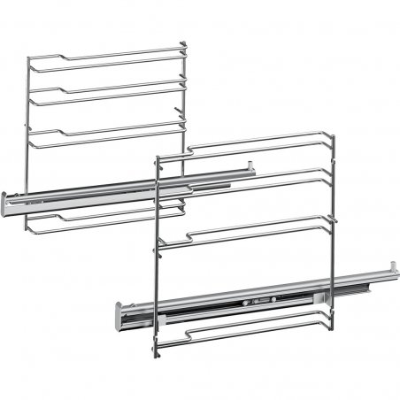 Bosch HEZ638100 pièce et accessoire de four Argent Rails de guide pour four