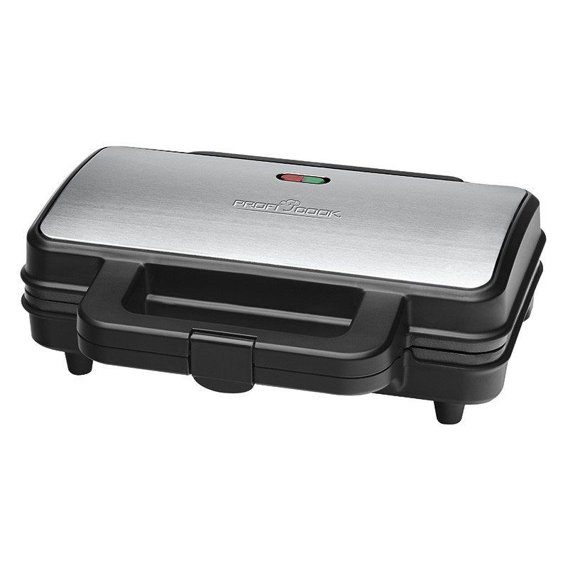 ProfiCook PC-ST 1092 sandwich maker 900 W Black, Stainless steel