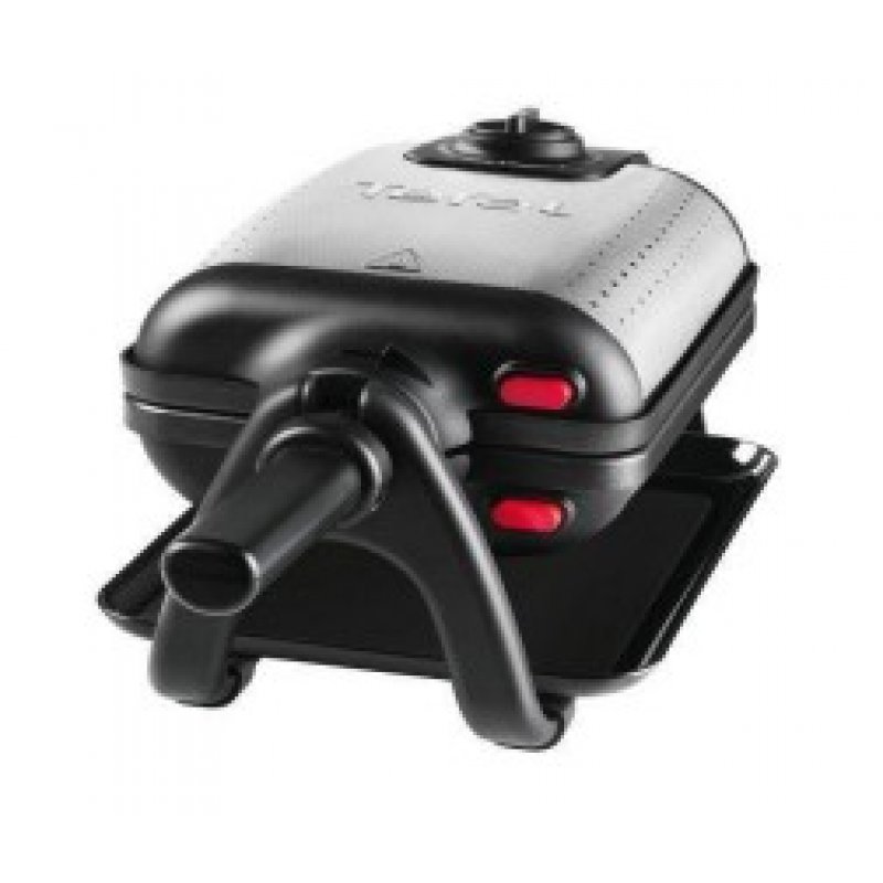 Tefal WM756D waffle iron 2 waffle(s) 1200 W Black, Stainless steel