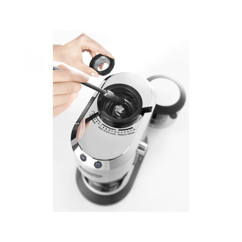 De’Longhi KG 520.M coffee grinder 150 W Black, Stainless steel