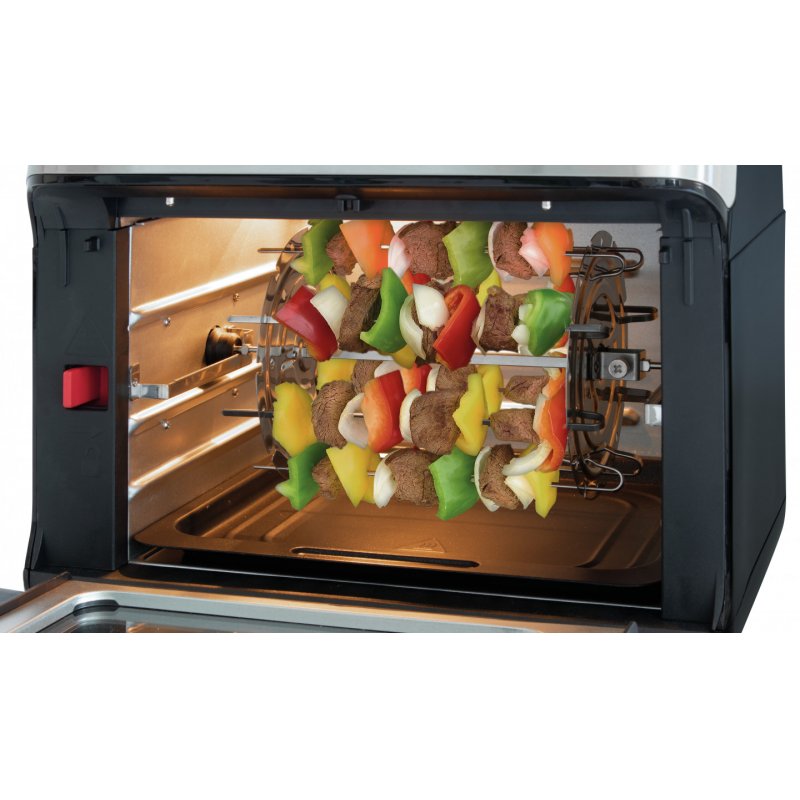 ProfiCook PC-FR 1200 H Unique 11 L Autonome 1500 W Friteuse d’air chaud Noir, Acier inoxydable