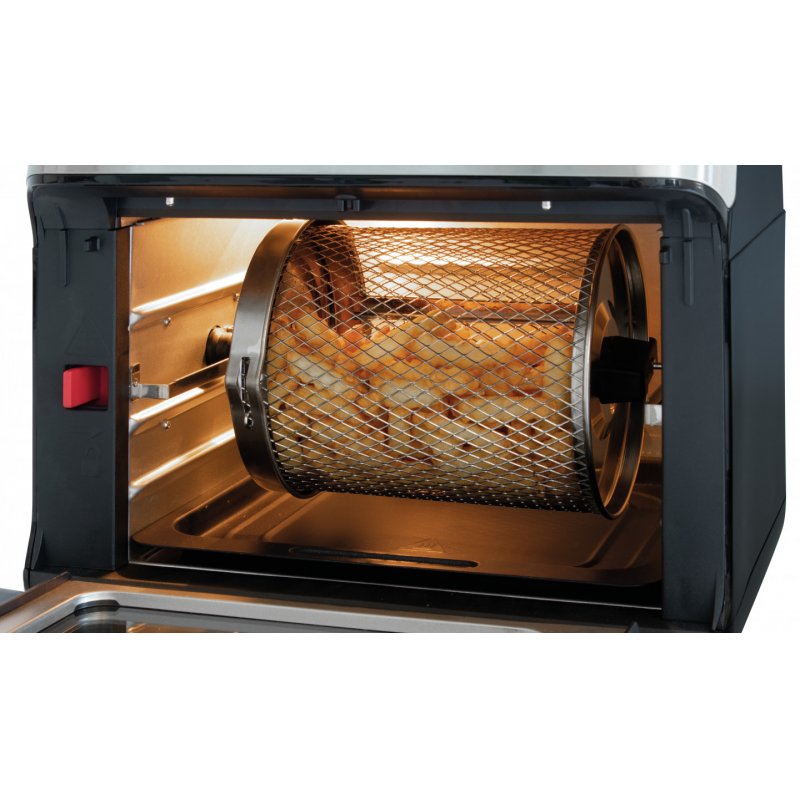 ProfiCook PC-FR 1200 H Unique 11 L Autonome 1500 W Friteuse d’air chaud Noir, Acier inoxydable