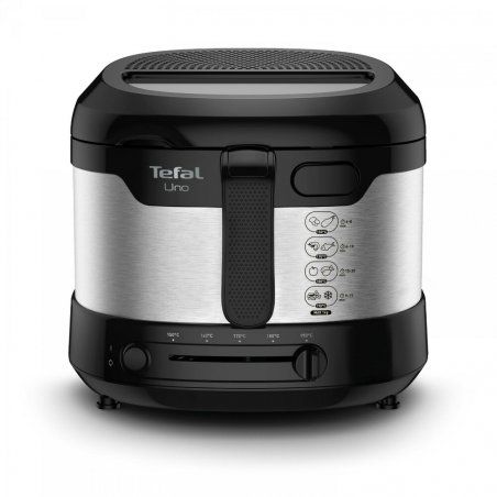 Tefal Uno FF215D fryer Single Stand-alone Deep fryer Black, Stainless steel