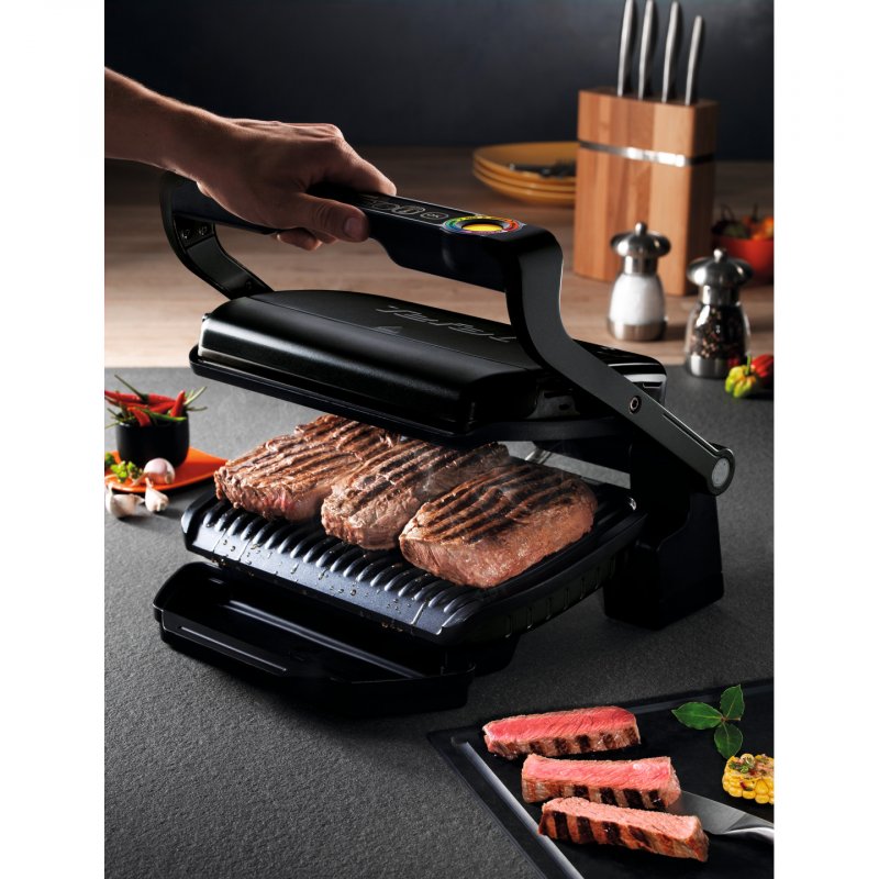 Tefa Optigrill GC712D34  2000W    bk/sr | Easygrill Adjust Standgrill