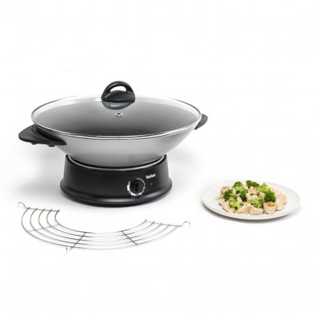 Tefal Multiwok WO300010 wok électrique Argent 1200 W