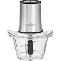 ProfiCook PC-MZ 1150 electric food chopper 1 L 400 W Stainless steel, Transparent