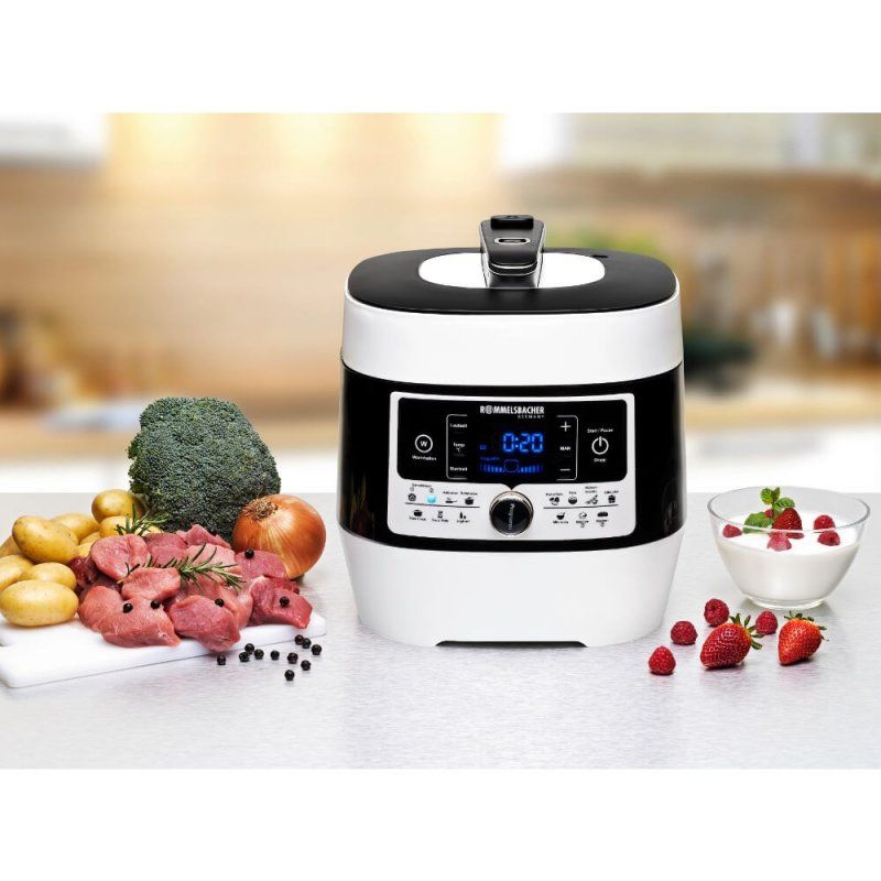 Rommelsbacher MD 1000 electric pressure cooker 4 L Black, White 1000 W