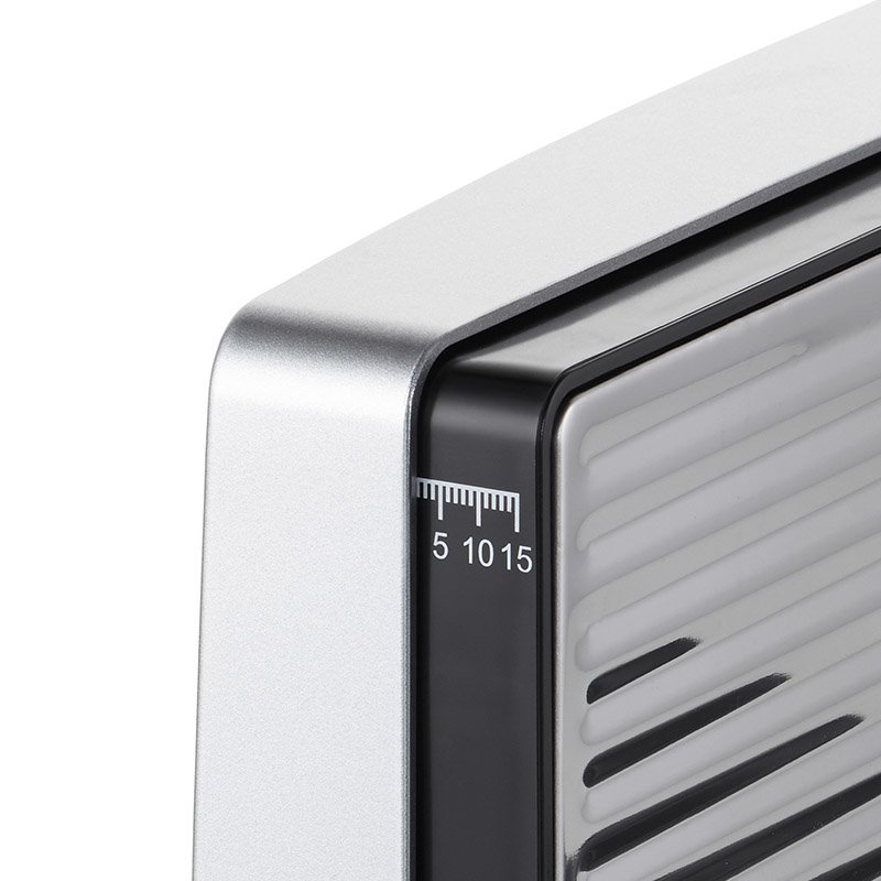 Unold Curve Silver slicer Electric 100 W Black, Silver