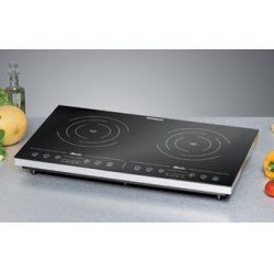 Rommelsbacher CT 3410/IN hob Black, White Countertop Zone induction hob 2 zone(s)