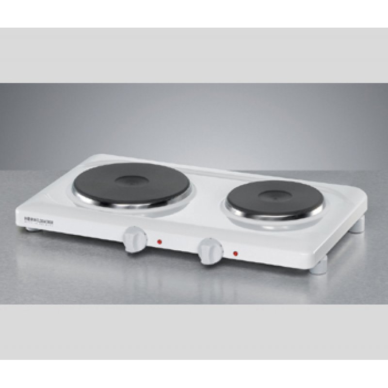 Rommelsbacher THL 2597 hob White Countertop Sealed plate 2 zone(s)