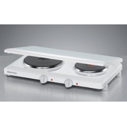 Romm Doppelkochplatte THL 3097/A      wh | mit Abdeckung