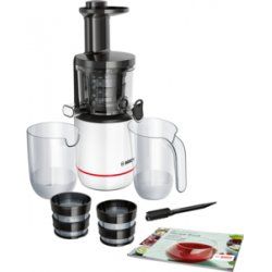 Bosch MESM500W presse-agrumes Centrifugeuse lente 150 W Noir, Blanc