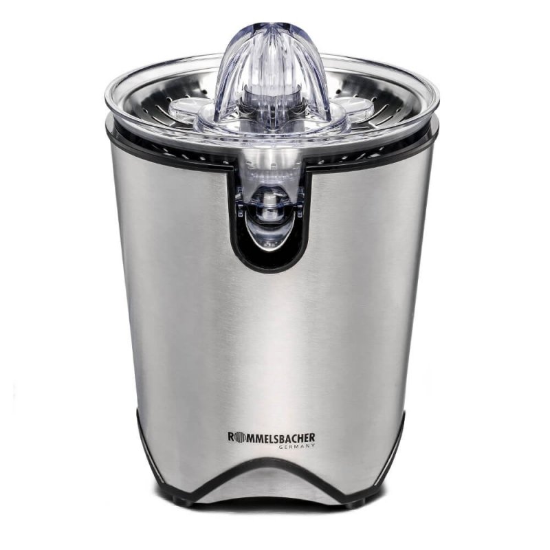Rommelsbacher ZP 60/E presse-agrume électrique 100 W Noir, Acier inoxydable