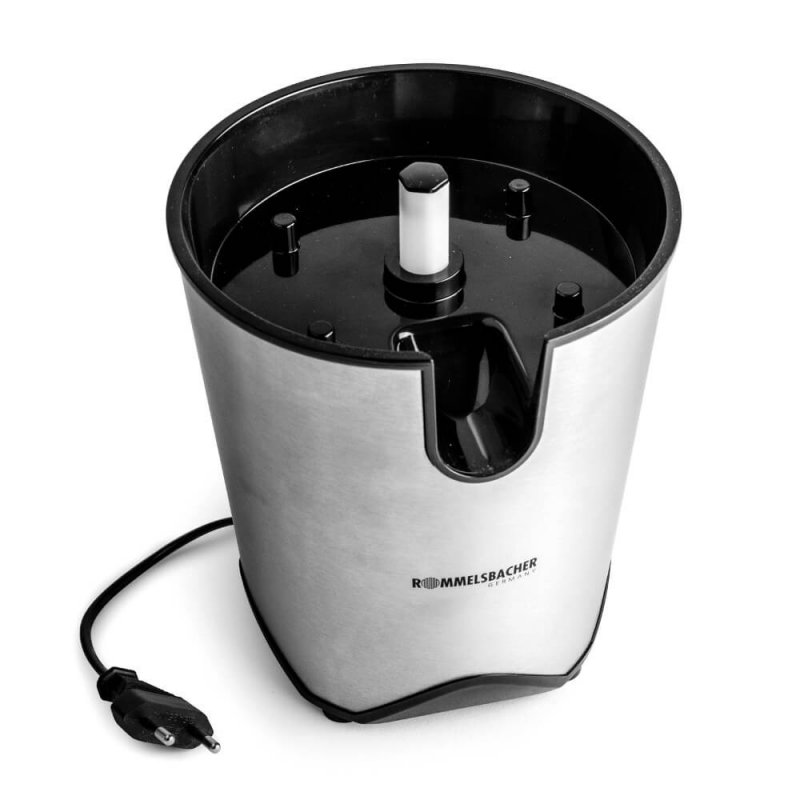 Rommelsbacher ZP 60/E presse-agrume électrique 100 W Noir, Acier inoxydable