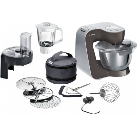 Bosch MUM58A20 robot de cuisine 1000 W 3,9 L Anthracite, Argent