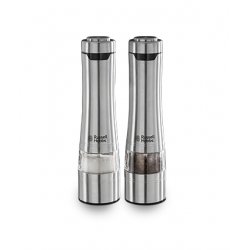 Russell Hobbs 23460-56 Moulin pour assaisonnement Ensemble de poivrière et salière Acier inoxydable