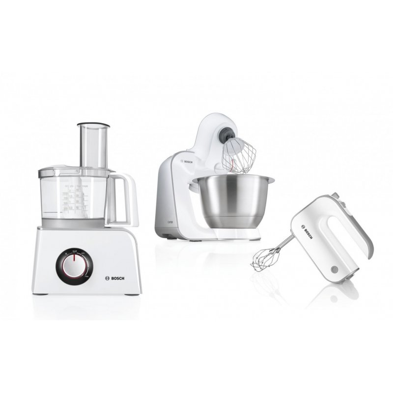 Bosch MFQ4080 mixer Hand mixer 500 W Silver, White