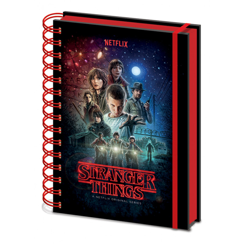 STRANGER THINGS - One Sheet - Notebook A5