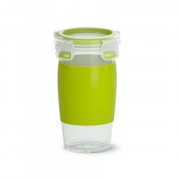 EMSA CLIP & GO Lunch container 0.45 L Plastic Green, Transparent 1 pc(s)