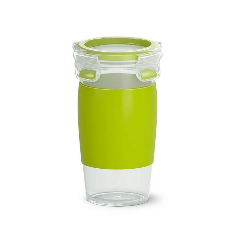EMSA CLIP & GO Lunch container 0.45 L Plastic Green, Transparent 1 pc(s)
