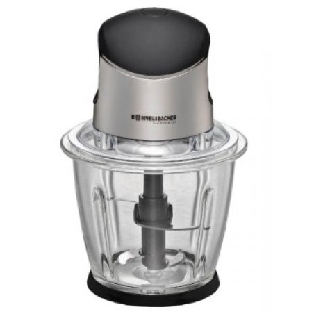 Rommelsbacher MZ 500 electric food chopper 1.5 L 500 W Black, Stainless steel